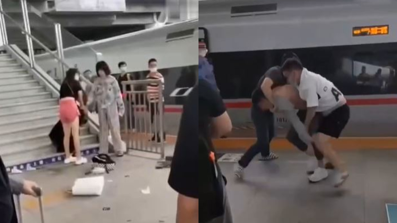 中國籃球網紅張照洋與女友被圍毆 視頻上熱搜