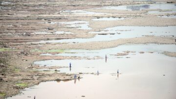 中國新聞快報：高溫持續 江河斷流 600年前摩崖造像露真容