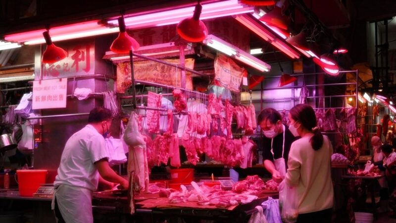 猪肉价涨20% 中国7月CPI升至2年来最高