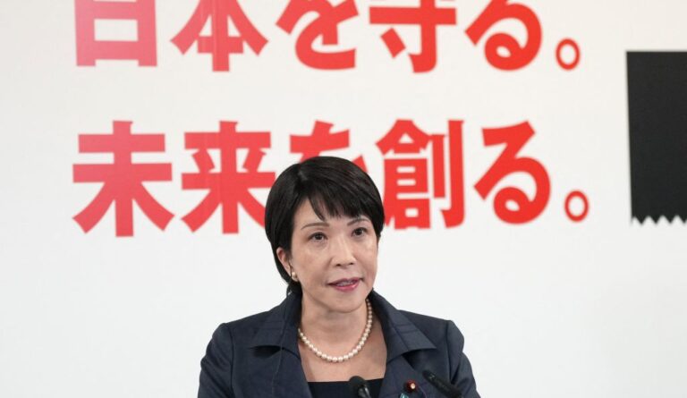 日本新經濟安全大臣高市早苗：密切關注中共