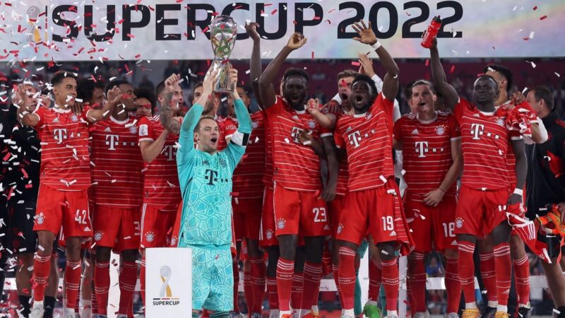 德國超級盃拜仁「三連冠」 巴黎收穫法國超級盃