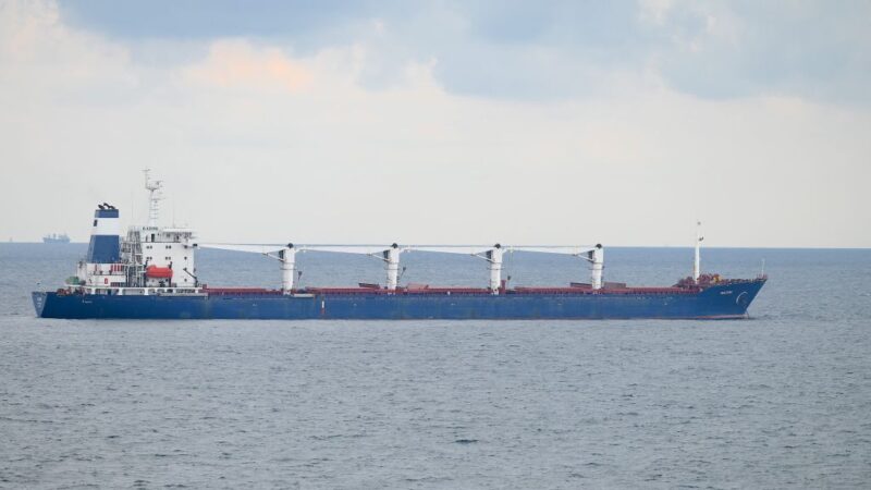 乌首艘运谷船未抵黎巴嫩 第二批货轮驶离黑海港口
