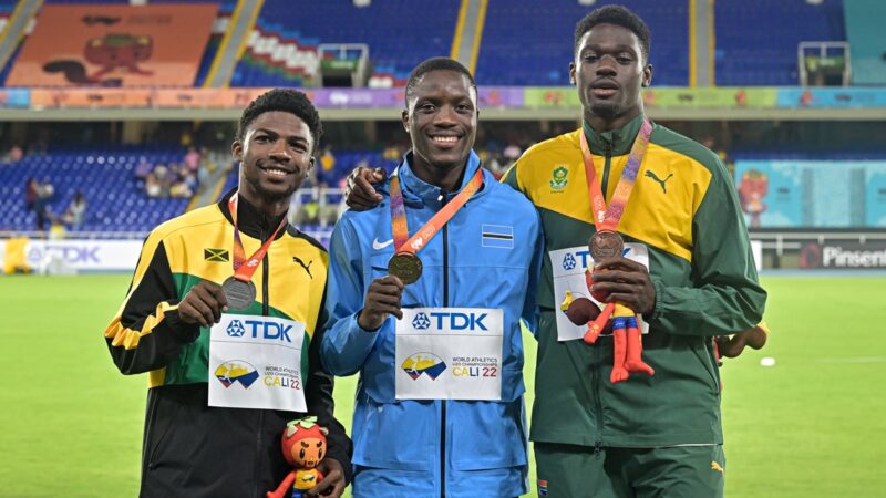 非洲小将横空出世 连破男子百米世界青年纪录