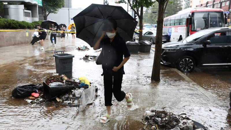 韩国暴雨洪灾 至少2名中国公民遇难