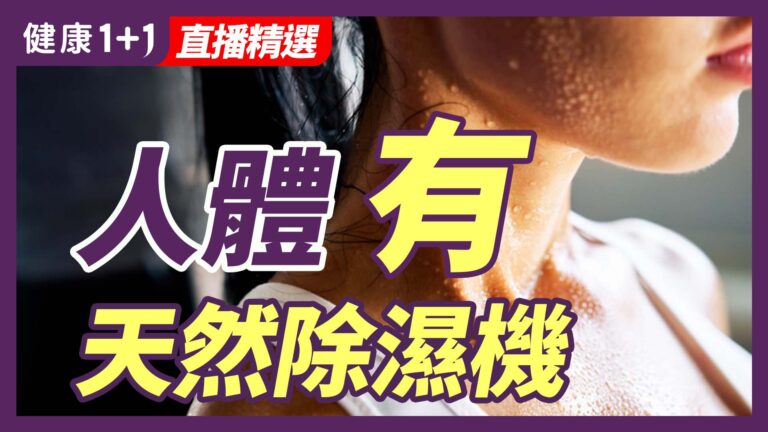 【健康1+1精選】人體有天然除濕機！