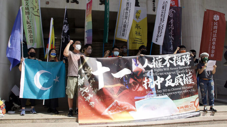 中共十一前夕 台民團籲簽抗共人權承諾書