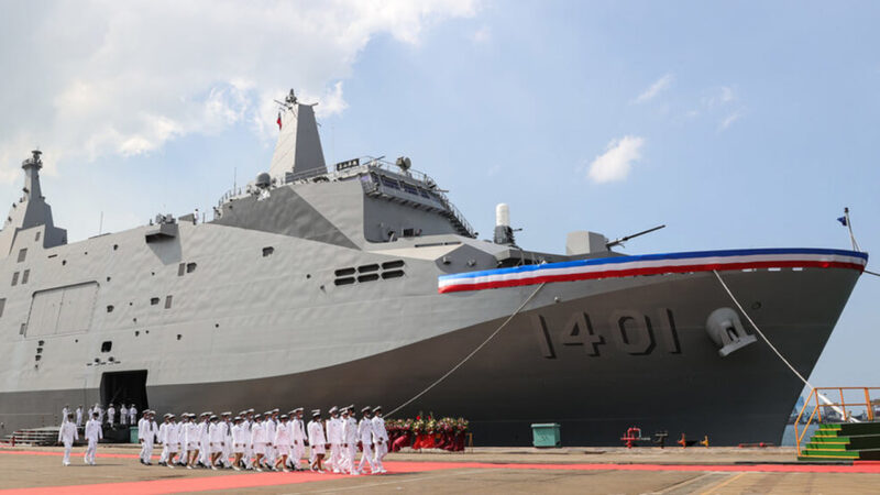 台灣：國艦國造裡程碑！總統主持玉山軍艦交艦