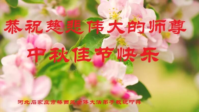 哈尔滨法轮功学员恭祝李洪志大师中秋好(21条)