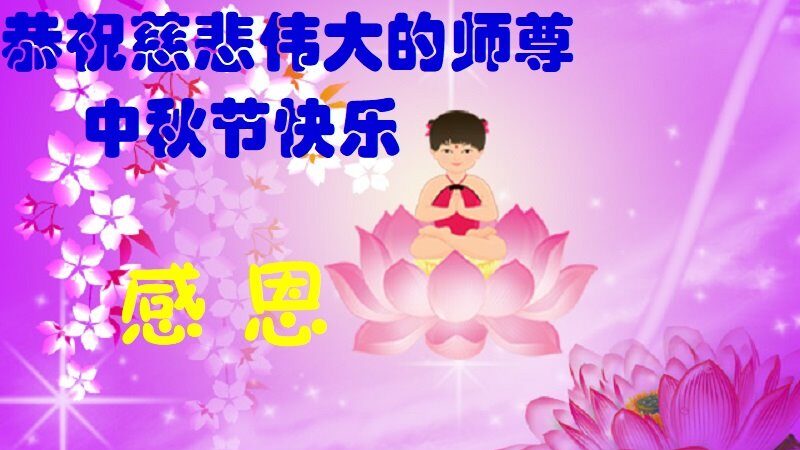 重庆法轮功学员恭祝李洪志大师中秋好(21条)