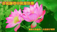 加拿大各地法轮功学员恭祝李洪志大师中秋好