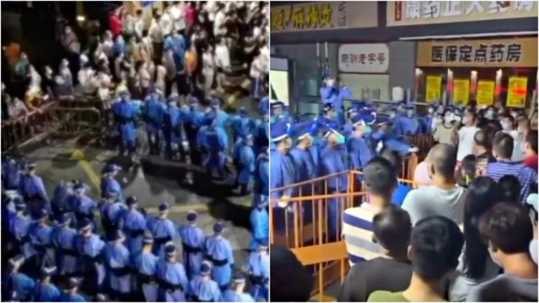 【中國一分鐘】深圳多地抗議封控 市民拿喇叭大罵共產黨