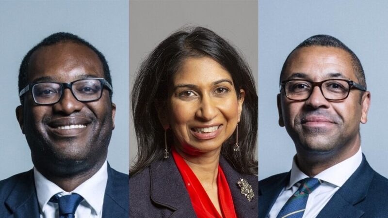 英國政治權力最高4個職位 首次無白人男性