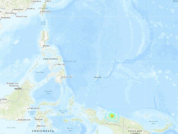 印尼巴布亚地区连两震 规模分别为6.1和5.8