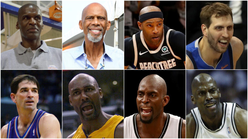 NBA常规赛出场次数排名前8位球员(组图)