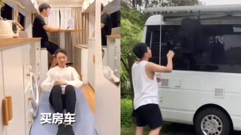 深圳情侶為省錢住房車 「停車場乞丐」上熱搜