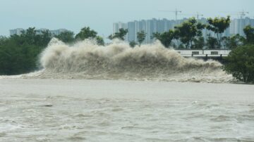 極端高溫後效應 強颱風「梅花」登陸浙江