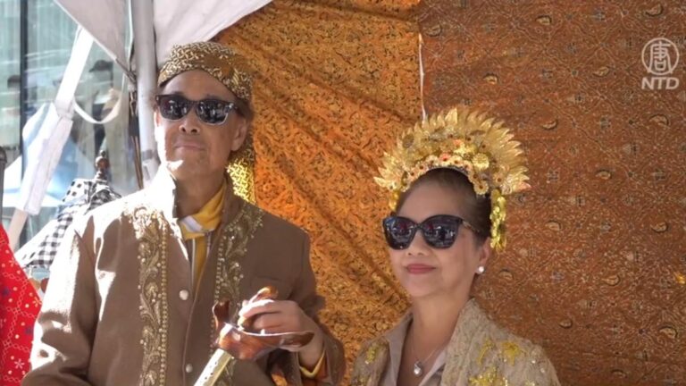 台灣文化節展華貴印尼婚服 撫慰思鄉情懷