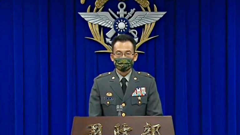 守中線護台灣領海 國防部譴責中共軍演