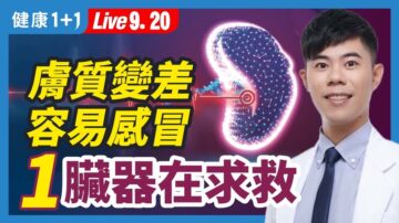 【健康1+1】肤质变差 容易感冒？1脏器在求救