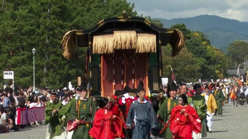 “时代祭”暌违三年重登场 上演京都千年辉煌