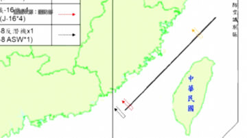 台国防部：侦获共机33架次 八架次越台海中线