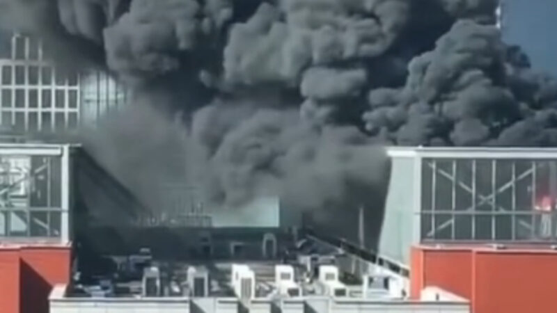苏州超算中心发生大火 现场浓烟滚滚（视频）