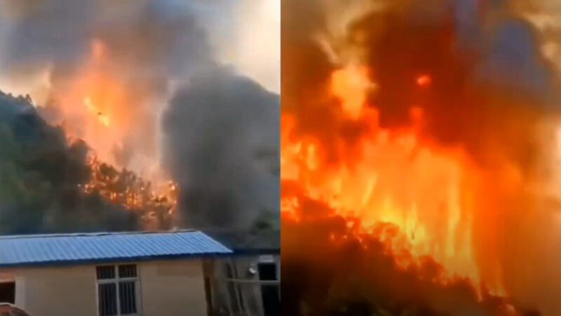 湖南新田山火蔓延 从二十大烧到今（视频）