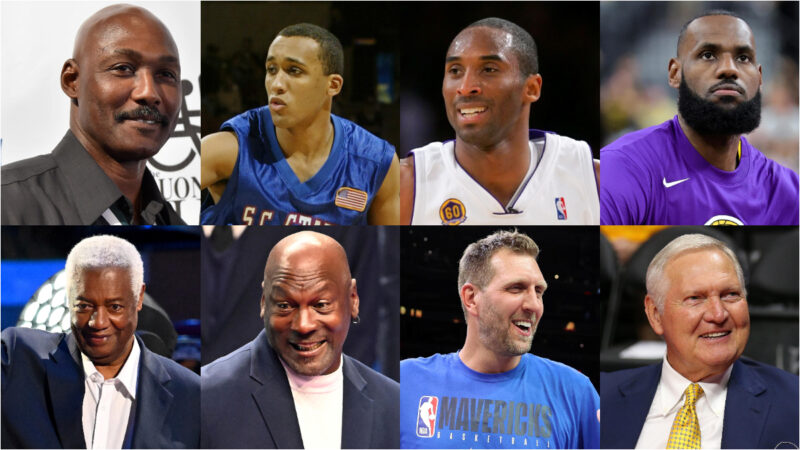 NBA史上 常規賽罰球數排名前八位球員(組圖)