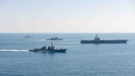 應對朝鮮威脅 韓美展開航艦海上軍演