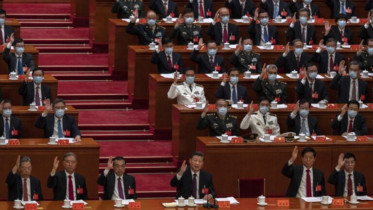 習近平會見中共二十大代表 胡錦濤缺席