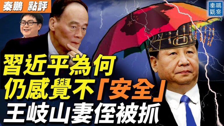 【秦鵬直播】習仍感覺不安全？王岐山妻侄被抓