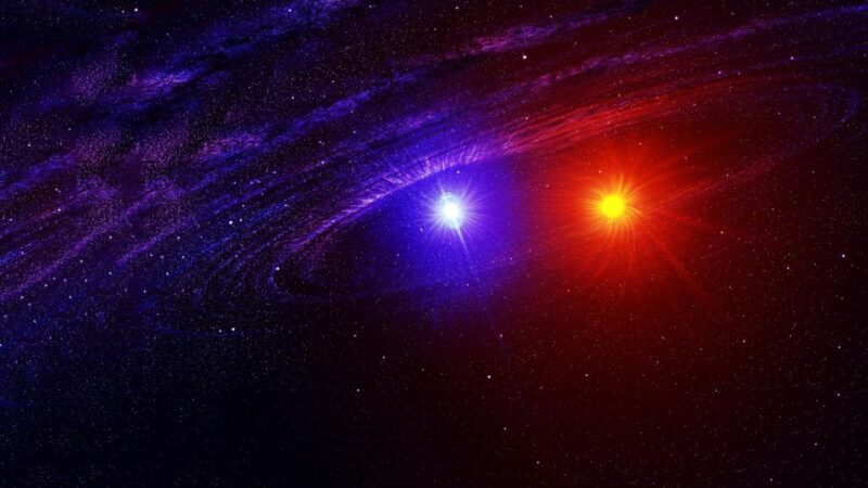 Study: A star is slowly swallowing its companion | binary | celestial body | sun