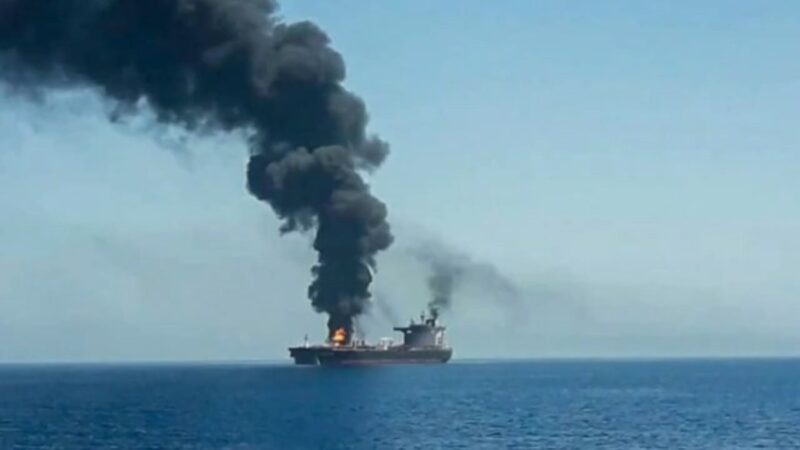 阿曼外海 伊朗制无人机攻击以色列富豪油轮