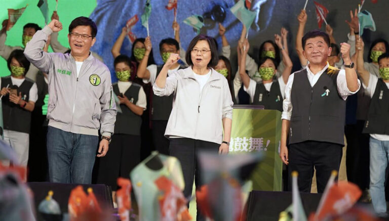 台灣多市長選舉 蔡英文參加造勢
