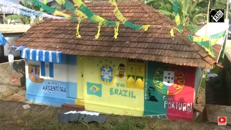 為看世足賽 印度村民集資買房 偶像立牌併高低