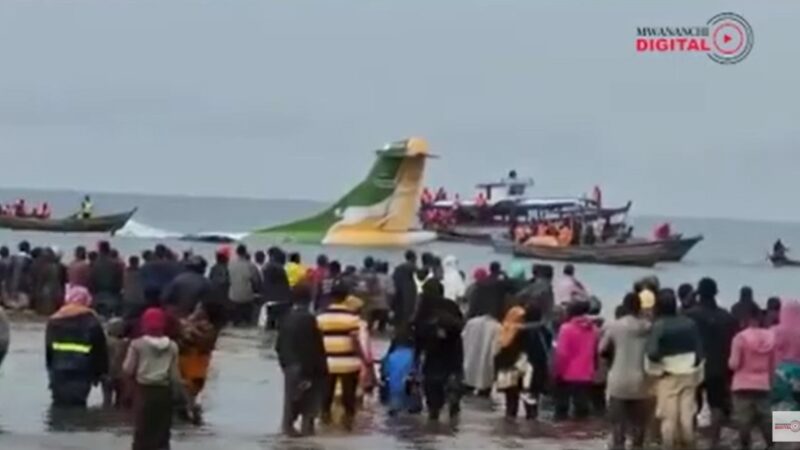 天候不佳 坦桑尼亚廉航客机坠湖 已知26人获救（视频）