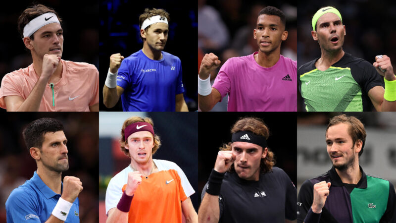 ATP年終總決賽：男子網壇8位頂尖高手對決