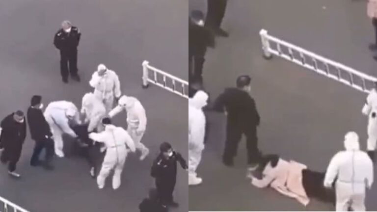 山東臨沂防疫人員圍毆居民上熱搜 視頻遭封殺