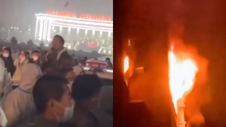 烏魯木齊大火後 大規模民眾上街反抗封控