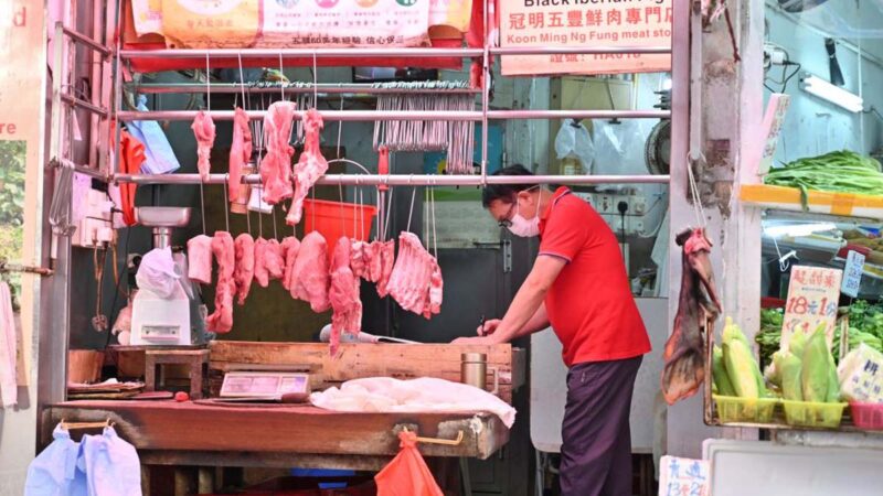 中國豬肉同比上漲近52%  網嘲：只能聞一聞了