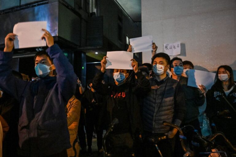 不自由毋寧死 結束中共暴政 大陸抗議蔓延