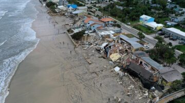 妮可颶風損害前所未有 5人遇難 美國下週遭寒流