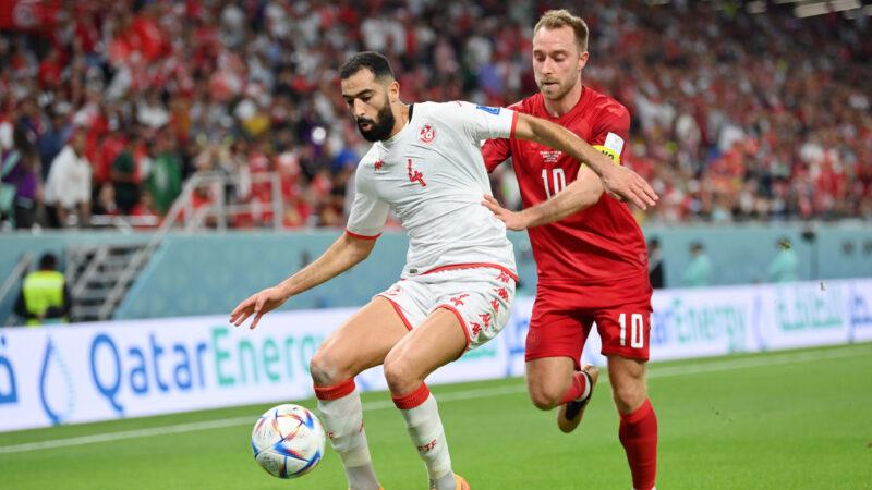 世界杯小组赛D组：丹麦0比0突尼斯 互交白卷