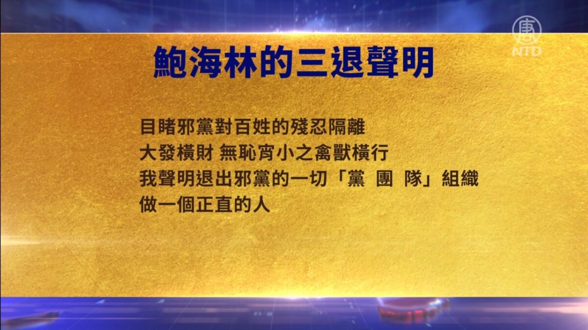 【禁闻】11月3日三退声明精选