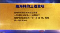 【禁聞】11月3日三退聲明精選