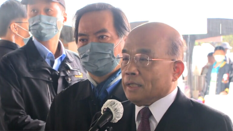 蘇揆批中共蓋牌：助台人返鄉 做防堵疫情準備