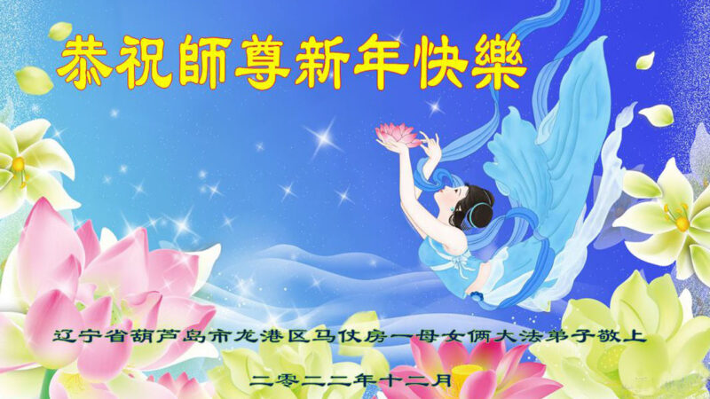葫芦岛法轮功学员恭祝李洪志大师新年好(20条)