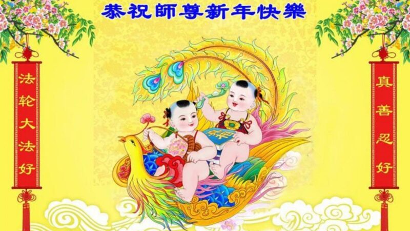 哈尔滨法轮功学员恭祝李洪志大师新年好(26条)