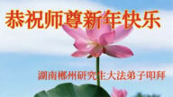 湖南法輪功學員恭祝李洪志大師新年好(22條)