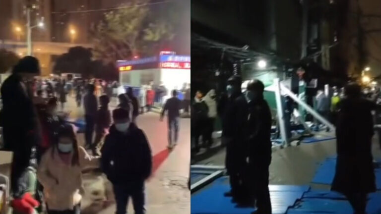 中國新聞快報：武漢華安里爆大規模抗議 居民自行解封